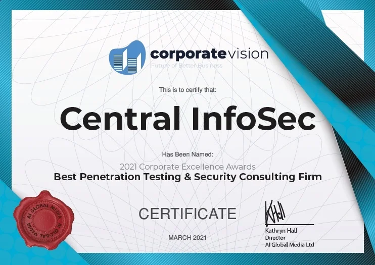 Central InfoSec Best Pen Test Company - Top Rated PenTest Companies in US